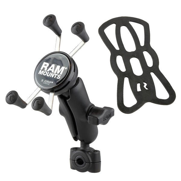 RAM MOUNTS HANDLEBAR MOUNT X-GRIP PHONE SHORT ARM RAM-B-408-37-62-UN7U