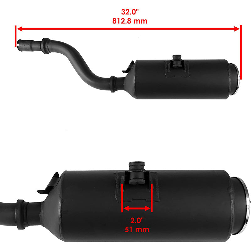 ITL EXHAUST MUFFLER TRX500 RUBICON 07-14 18108117