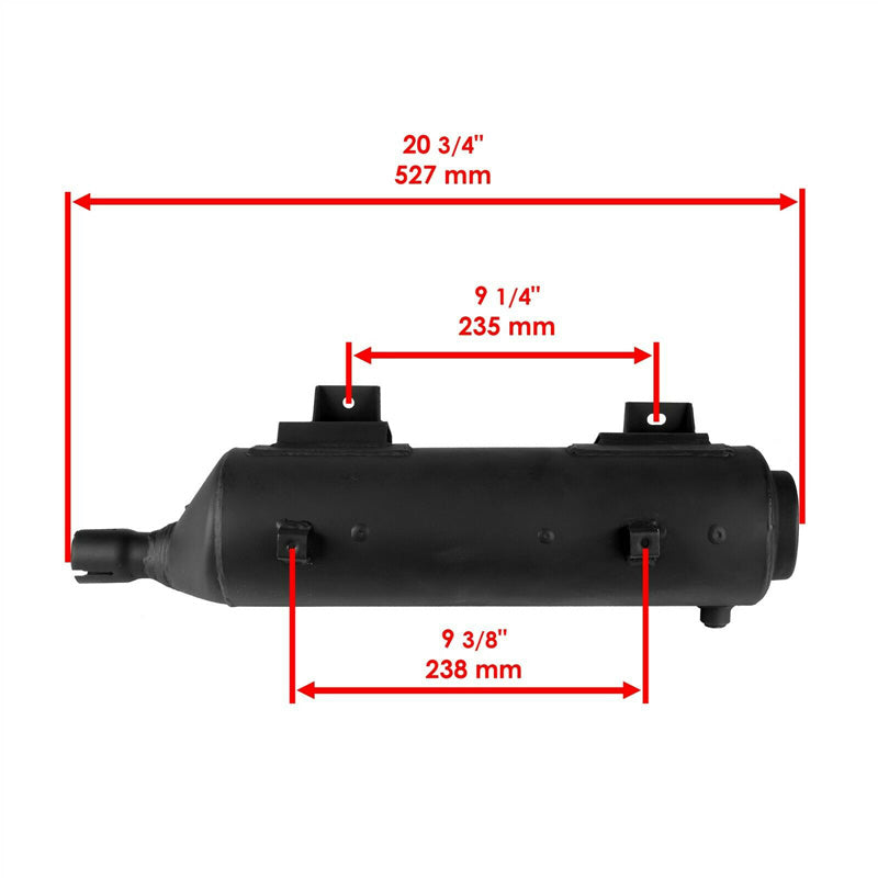 ITL EXHAUST MUFFLER TRX350 FE/TM 18108135