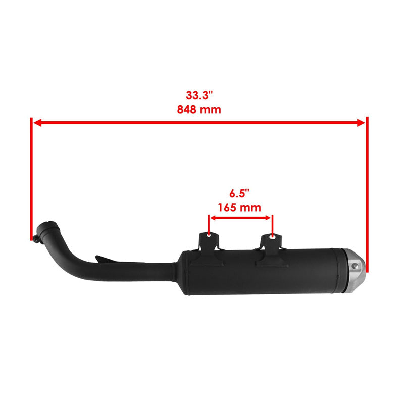 ITL EXHAUST MUFFLER RAPTOR 700 18108142