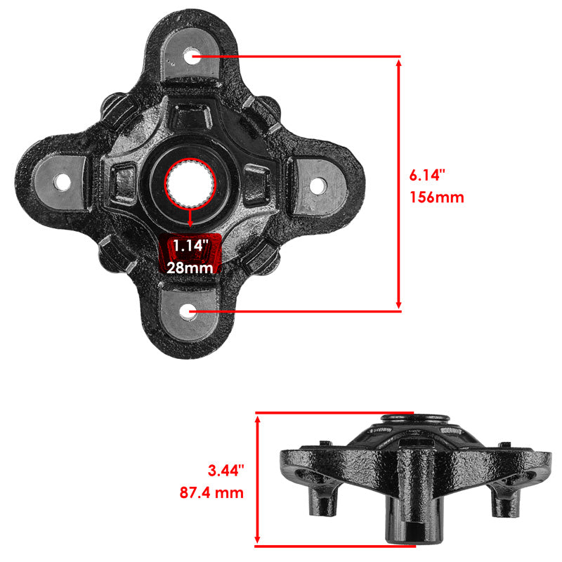 ITL WHEEL HUB POLARIS 18128136