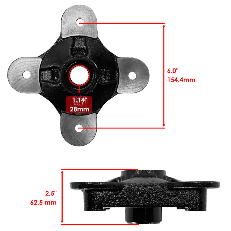 ITL WHEEL HUB POLARIS 18128145