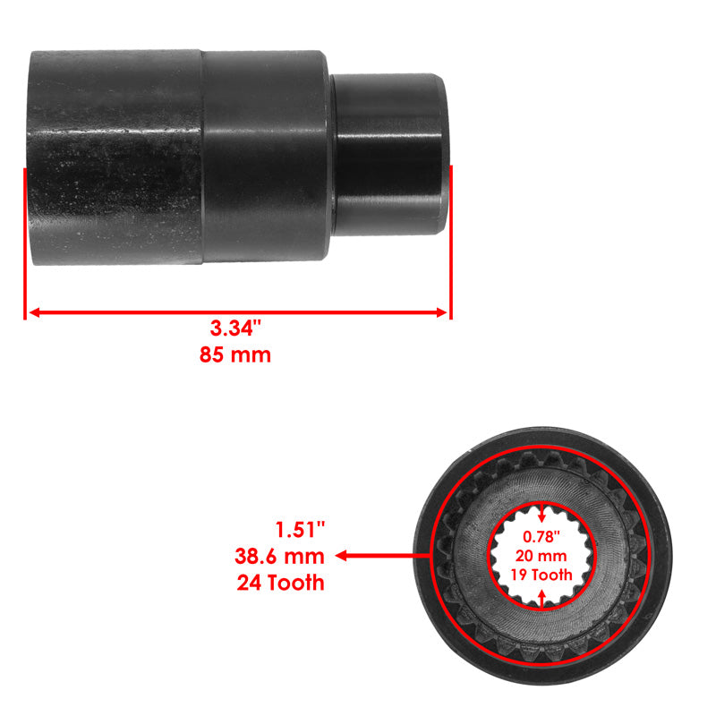 ITL DRIVE SHAFT COUPLER TRX400/450 41315-HM7-000 18142109
