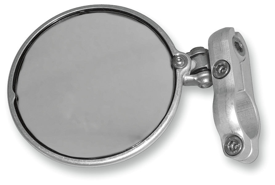 CRG HINDSIGHT LS BAR END MIRR LEFT SILVER HSLS-201-L