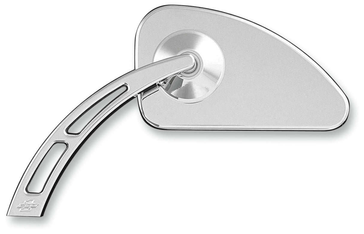 PRO-ONE PERF.MFG. MIRROR TEAR DROP CUTOUT STEM SMTH CHR L 102510