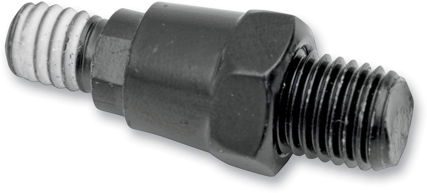 DRAG SPECIALTIES L/H MIRROR ADAPTER BLACK (EA) 0641-0096