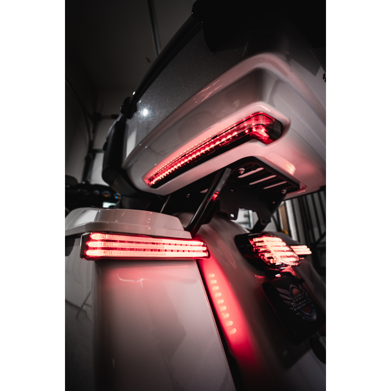 CUSTOM DYNAMICS 14-19 FLHT PROBEAM FILLERZ S/B LED LIGHT SMK/GL/BLK PR PB-FILL-S-B
