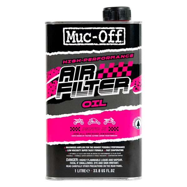 MUC-OFF OIL AIR FILTER MOTORCYCLE 1L MUCOFF 20156US