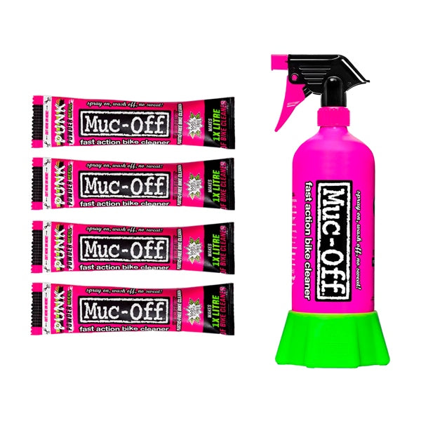 MUC-OFF CLEANER PUNK POWDER BIKE QTY4 W/BOTTLE 20609