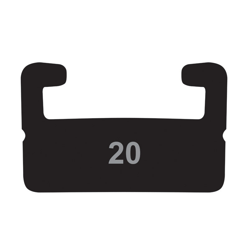 ITL SLIDER - PROFILE 20 YAMAHA 57.60 IN - BLK 18520151