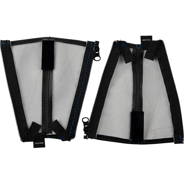 SHOW CHROME SEAT BELT COVERS BLUE H44-5BLUE
