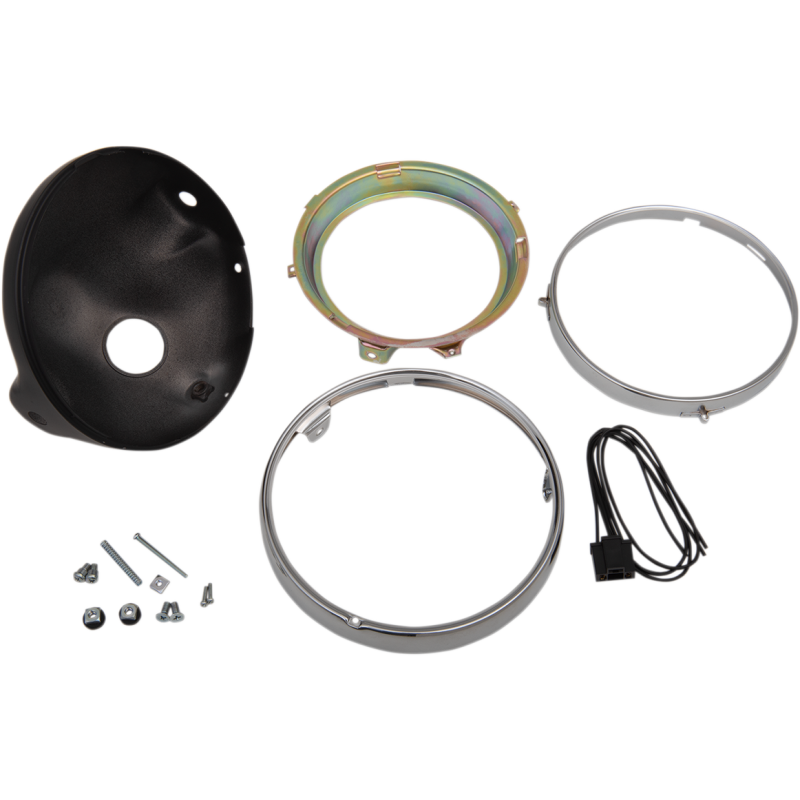 EMGO H/LAMP Z1 STYLE SHELL BLK 66-65010