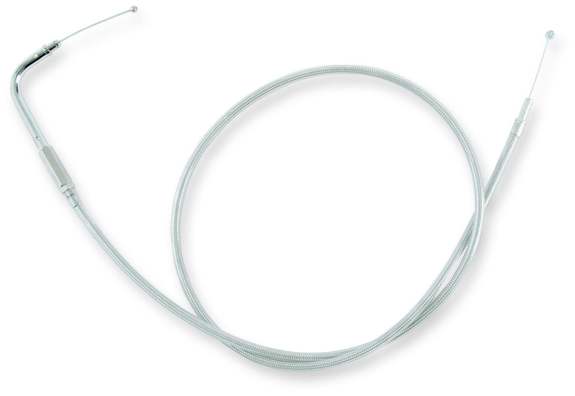 DRAG SPECIALTIES S/STEEL FL IDLE CABLE 5342200B
