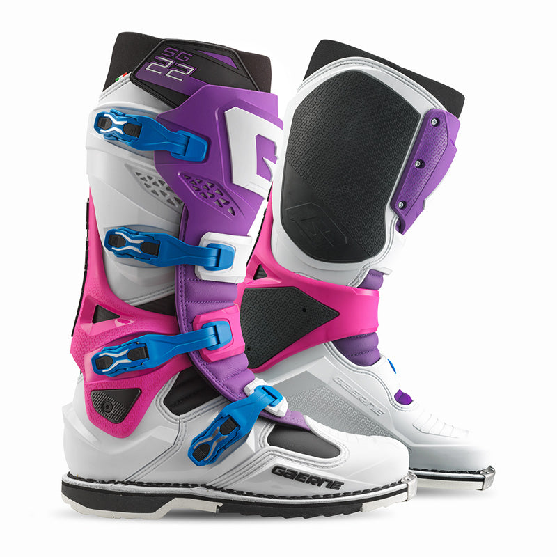 GAERNE SG-22 MX BOOTS - PURPLE/WHITE/PINK (44) 2262-019-44