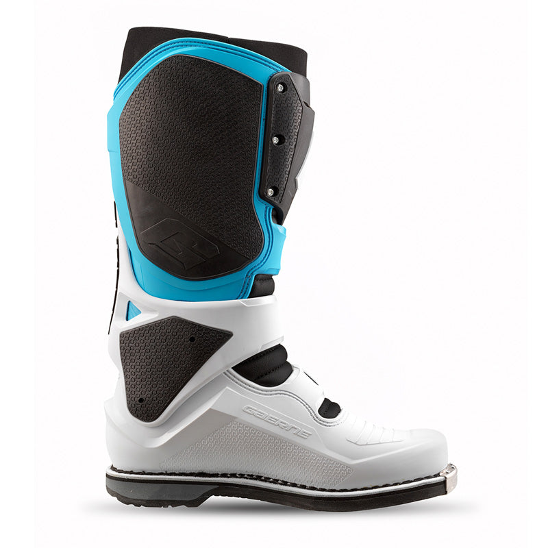 GAERNE SG-22 MX BOOTS - WHITE/BLACK/LIGHT BLUE (44) 2262-003-44