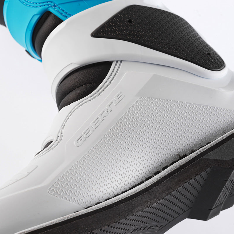 GAERNE SG-22 MX BOOTS - WHITE/BLACK/LIGHT BLUE (44) 2262-003-44