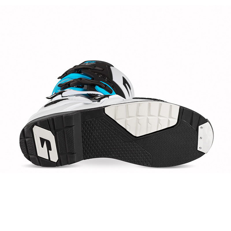 GAERNE SG-22 MX BOOTS - WHITE/BLACK/LIGHT BLUE (44) 2262-003-44