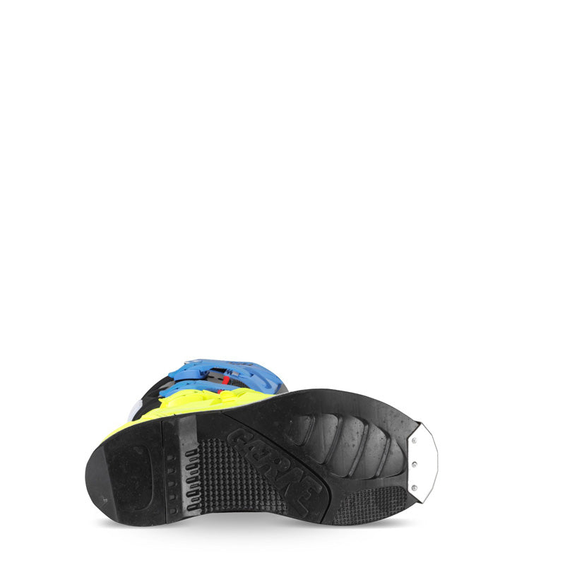 GAERNE GX-J JUNIOR MX BOOTS - BLACK/BLUE/YELLOW FLUO (37 2169-013-37