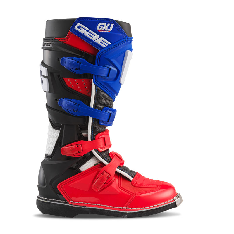 GAERNE GX-J JUNIOR MX BOOTS - RED/WHITE/BLUE (39) 2169-015-39