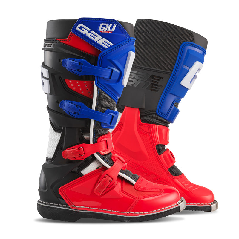 GAERNE GX-J JUNIOR MX BOOTS - RED/WHITE/BLUE (39) 2169-015-39