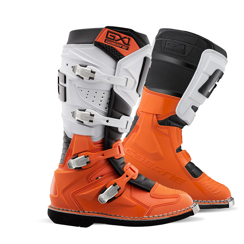 GAERNE GX-1 MX BOOTS - ORANGE/WHITE (44) 2192-028-44
