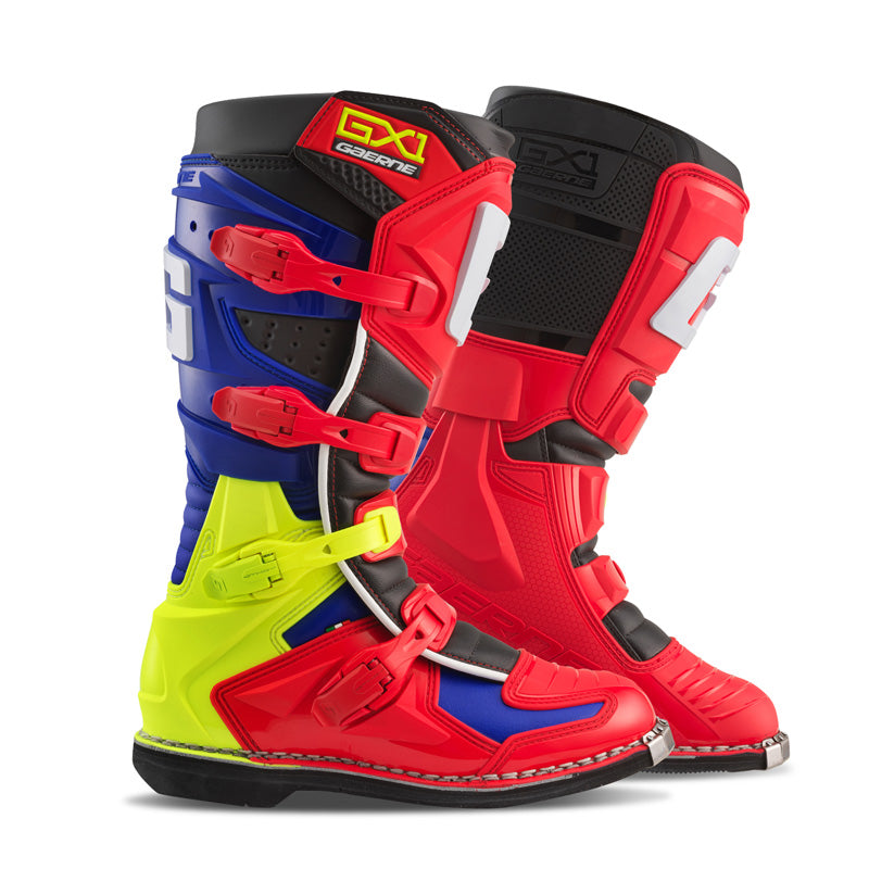GAERNE GX-1 MX BOOTS - RED/MULTI (44) 2192-035-44