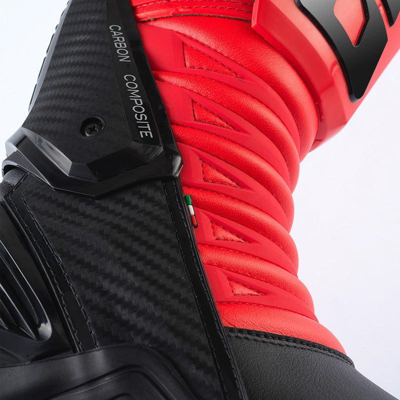 GAERNE GP1 LS BOOTS - BLACK/FLUO RED - 44 2460-025-44