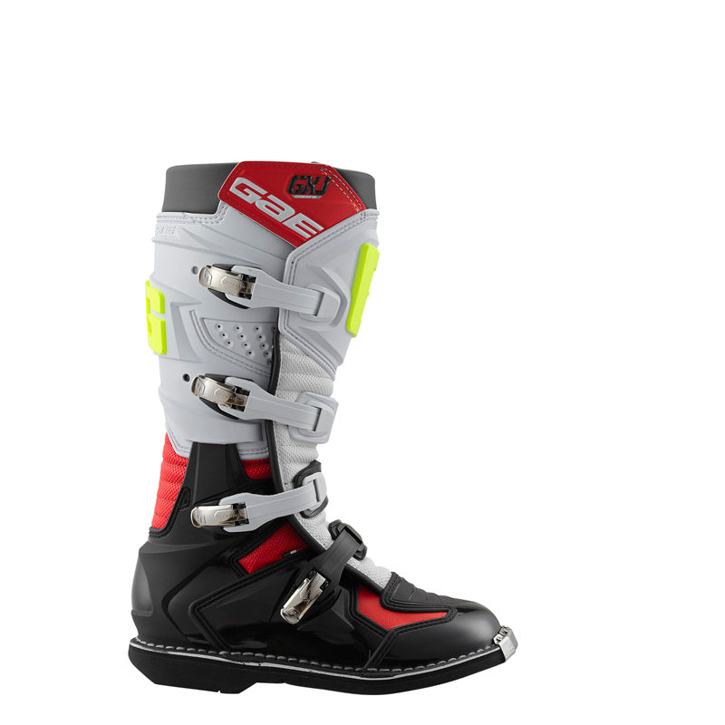 GAERNE GX-J JUNIOR MX BOOTS - BLACK/WHITE/RED (36) 2169-029-36