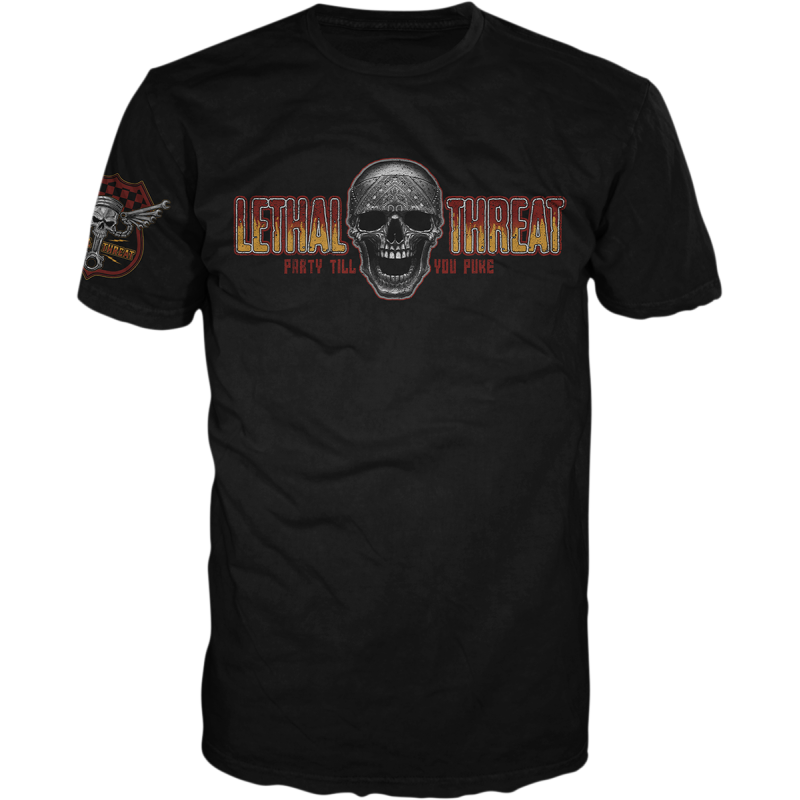 LETHAL THREAT TEE VV THREE B BLK 2X VV40163XXL