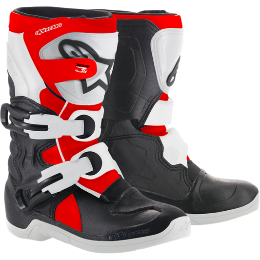 ALPINESTARS BOOT T3S KIDS BK/WT/RD 11 2014518-1231-11
