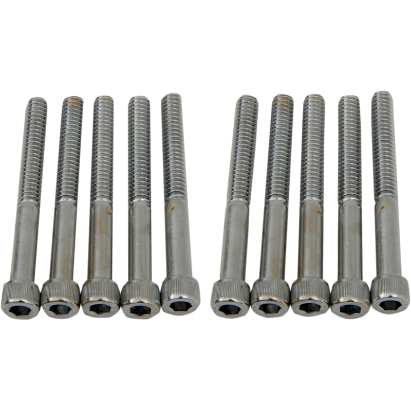 DRAG SPECIALTIES 1/4-20*2-1/4 ALLEN BLTS CY-CHROME MPB186