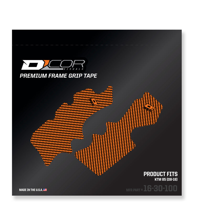 D'COR VISUALS FRAME GRIP TAPE ORG KTM 85 08-18 16-30-100