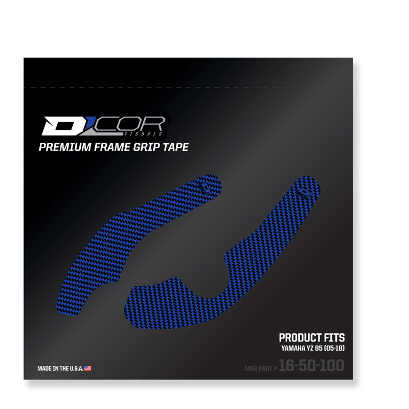 D'COR VISUALS FRAME GRIP TAPE BLUE YAM YZ85 05-18 16-50-100