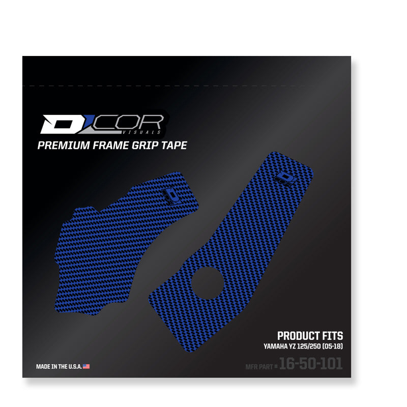 D'COR VISUALS FRAME GRIP TAPE GRY YAM YZ125/250 05-18 16-50-101