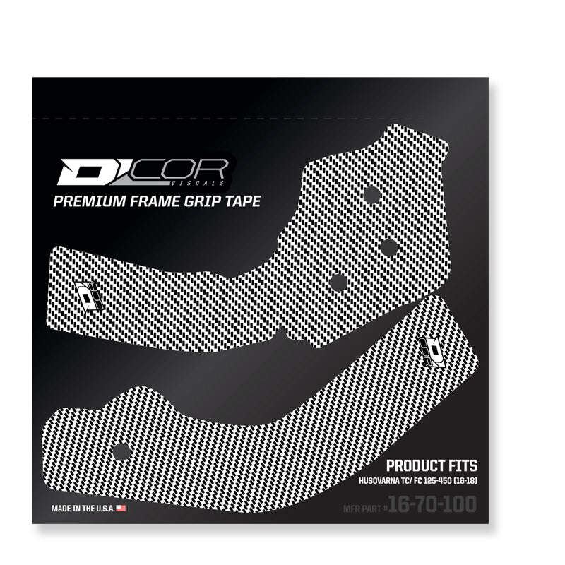 D'COR VISUALS FRAME GRIP TAPE WHT HUSKY TC/FC 125-450 16-18 16-70-100