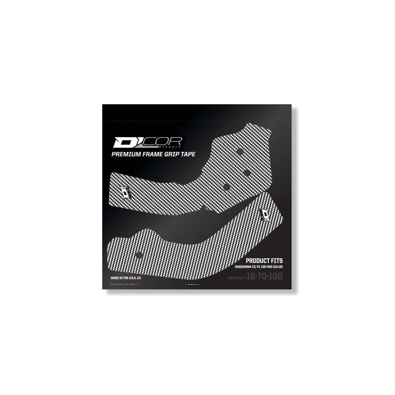 D'COR VISUALS FRAME GRIP TAPE BLACK HUSKY TC/FC 125-450 18.5-19 16-70-101