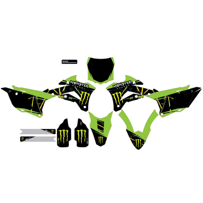 D'COR VISUALS COMP. KIT MONSTER ENERGY SLASH KX85/100 20-20-131