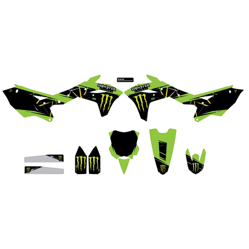 D'COR VISUALS COMP. KIT MONSTER ENERGY SLASH KXF250 20-20-134