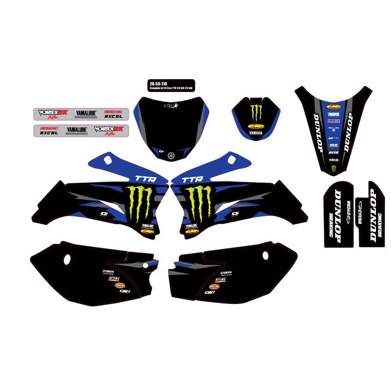 D'COR VISUALS COMP. KIT MONSTER ENERGY TTR 110 08-24 20-50-114