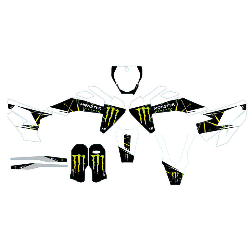 D'COR VISUALS COMP. KIT MONSTER ENERGY SLASH FC250-450 20-70-131