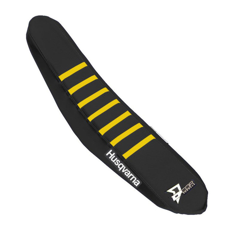 D'COR VISUALS SEAT COVER BK/YEL TC/FC 250-450 ('15) 30-70-411