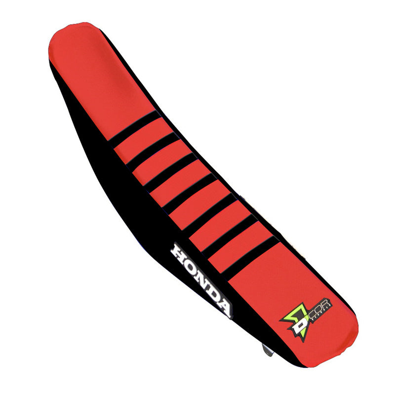 D'COR VISUALS SEAT COVER BLK/RED BLK  HON CRF 150R (07-25) 30-10-152