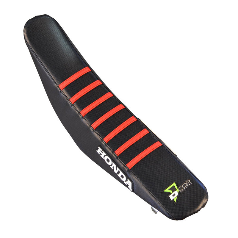 D'COR VISUALS SEAT COVER BLK W/ RED HON CRF250(18-21) 450(17-20 30-10-461