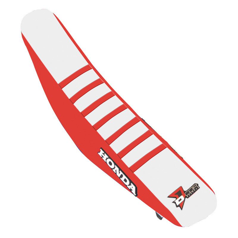 D'COR VISUALS SEAT COVER RED/WHT RED HON CRF250(18-21)450(17-20) 30-10-474
