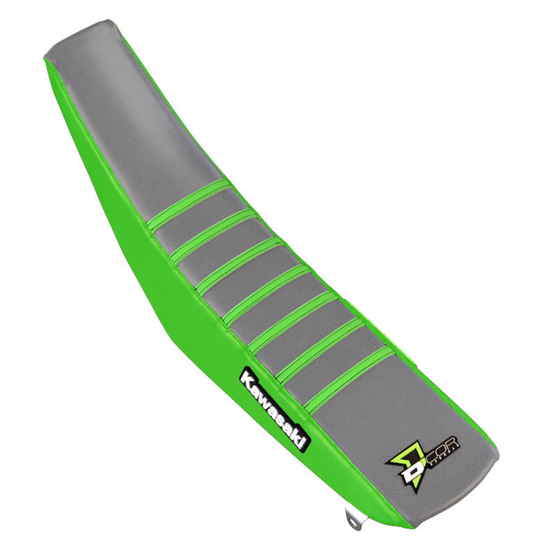 D'COR VISUALS SEAT COVER GRN/GRY GRN KAW KXF250(13-16)450(12-15) 30-20-458