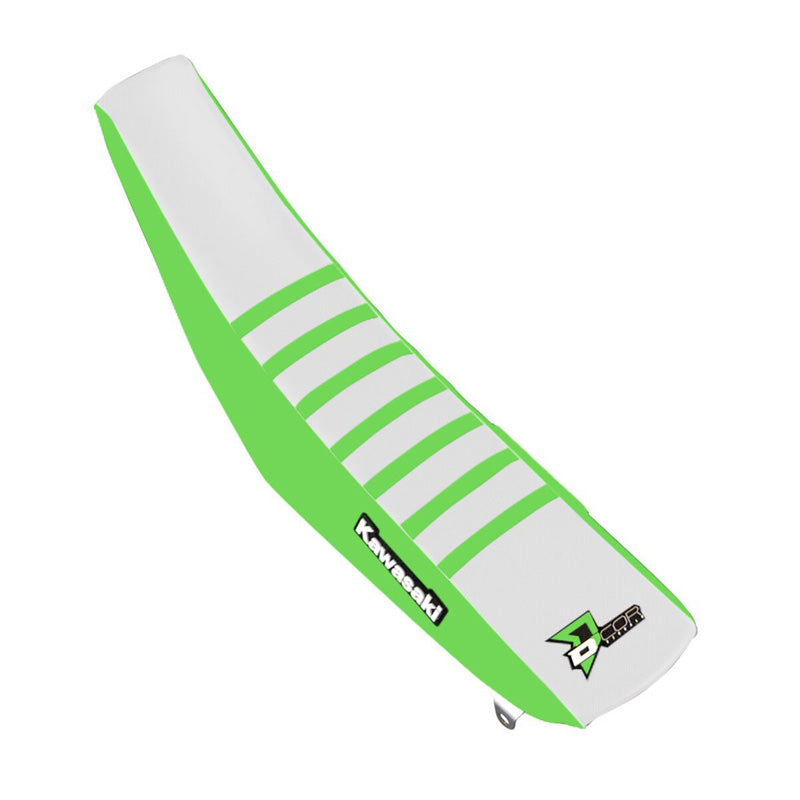 D'COR VISUALS SEAT COVER GRN/WHT GRN KAW KX250(17-20) 450(16-18 30-20-464