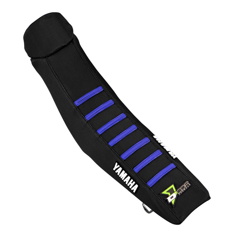 D'COR VISUALS SEAT COVER BLK W/BLU YAM YZF250(14-18)450(14-17) 30-50-452