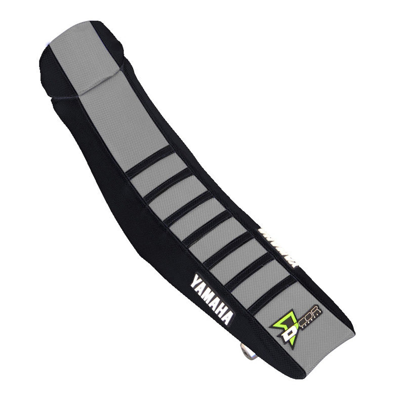 D'COR VISUALS SEAT COVER BLK/GRY/BLK YAM YZF250(14-18)450(14-17) 30-50-457