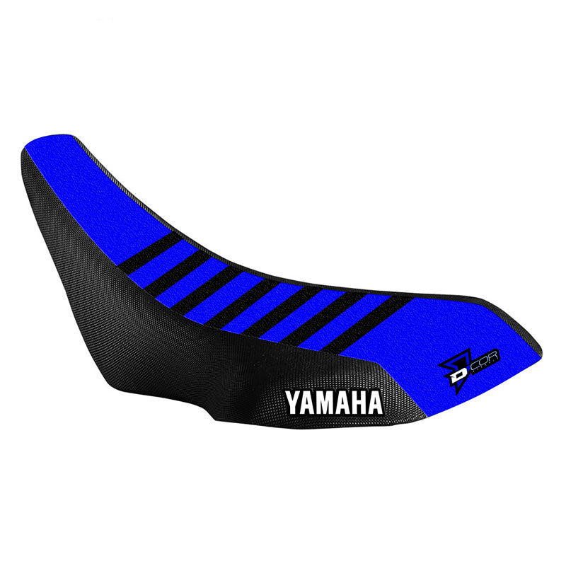 D'COR VISUALS SEAT COVER BLK BLU/BLK YAM YF-Z 450R ATV (14-23) 30-50-600