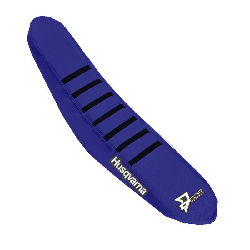 D'COR VISUALS SEAT COVER NVY BLU/BLK HUSQ TC125FC250-450(16-18) 30-70-414